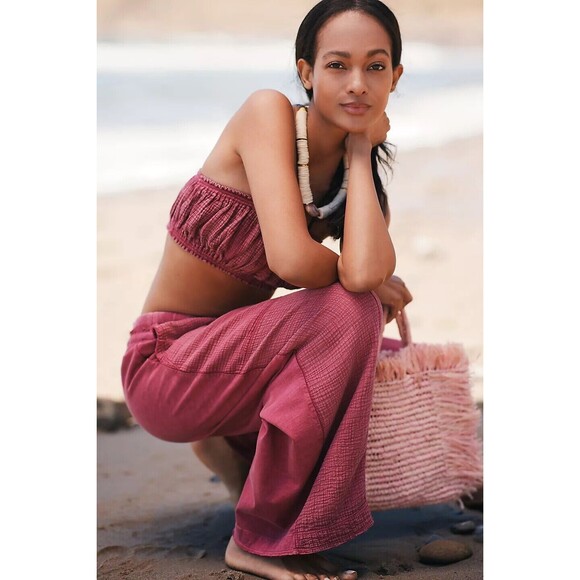 Daily Practice By Anthropologie The Carters Cover-Up Top & Pant Set 1X PS 267314 - Picture 5 of 10